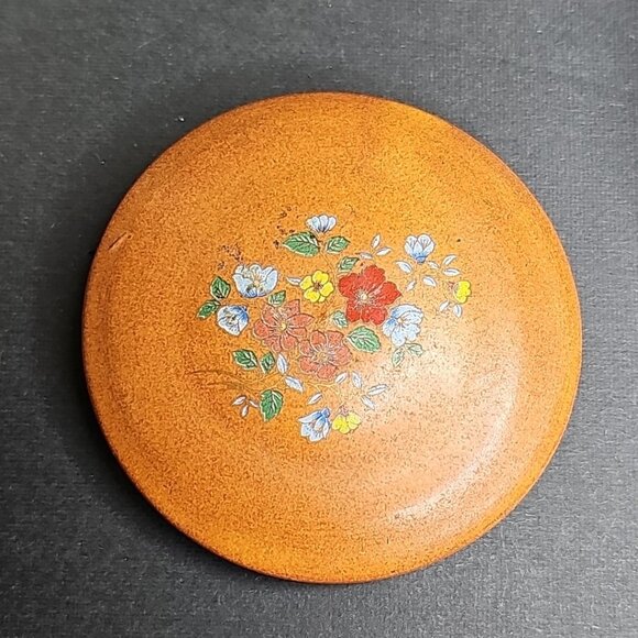 Ceramic Trinket Box With Lid For Jewlery, Coins, Rings, Etc Floral Decor Japan - Picture 7 of 11